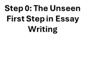 Essay 1