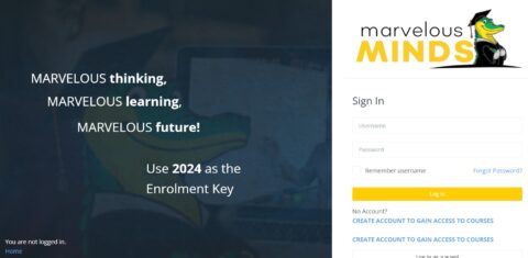 Marvelous Minds Registration Page New