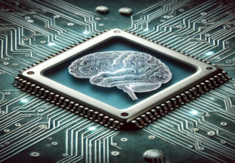 Microchip with brain