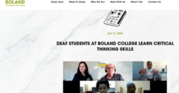 Thinking Tools for Deaf Students Boland College