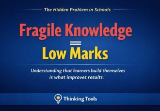 Fragile knowledge equals low marks.