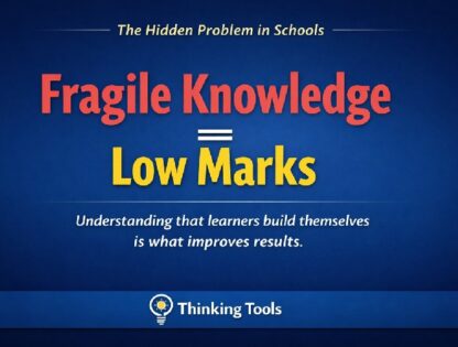 Fragile knowledge equals low marks.